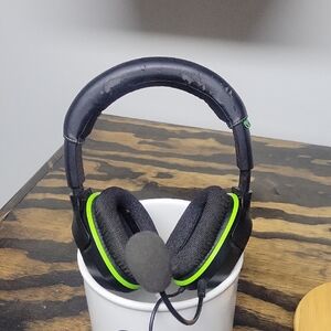 Black and Green Gaming Headset